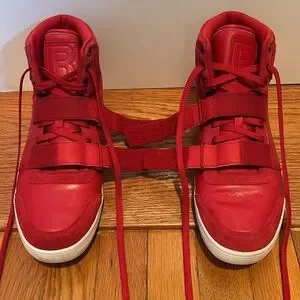 Reebok | Shoes | Reebok Dibello Mid Stud Sneakers In Red And  display picture 1